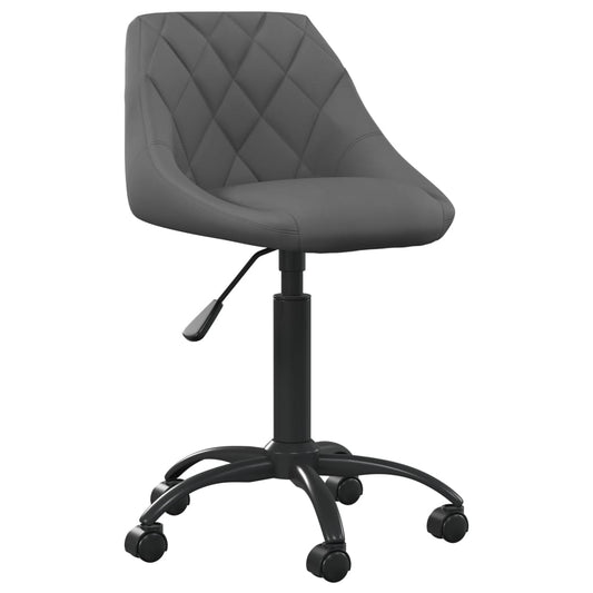 Bürostuhl Dunkelgrau Samt - Premium Bürostühle  - Just €98.48! Shop now at homesales4u