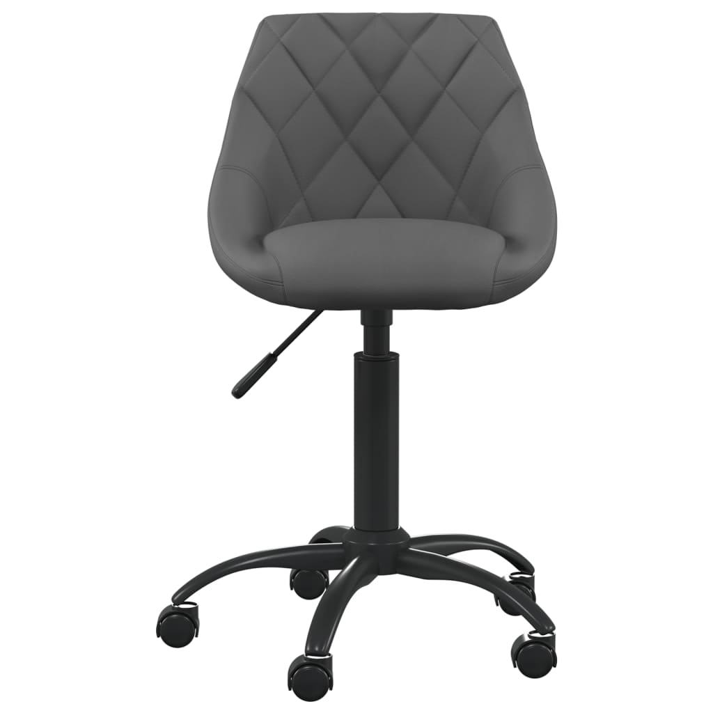 Bürostuhl Dunkelgrau Samt - Premium Bürostühle  - Just €98.48! Shop now at homesales4u