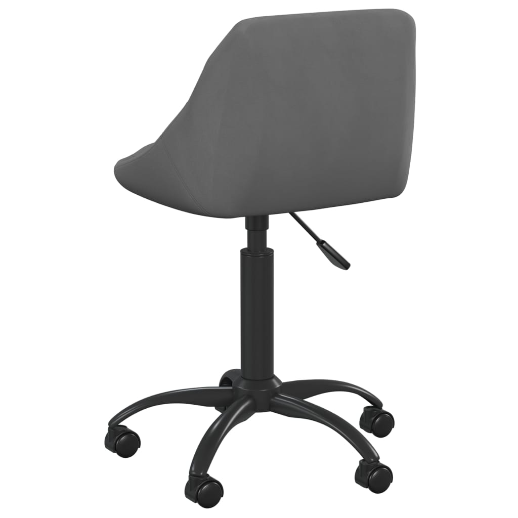 Bürostuhl Dunkelgrau Samt - Premium Bürostühle  - Just €98.48! Shop now at homesales4u