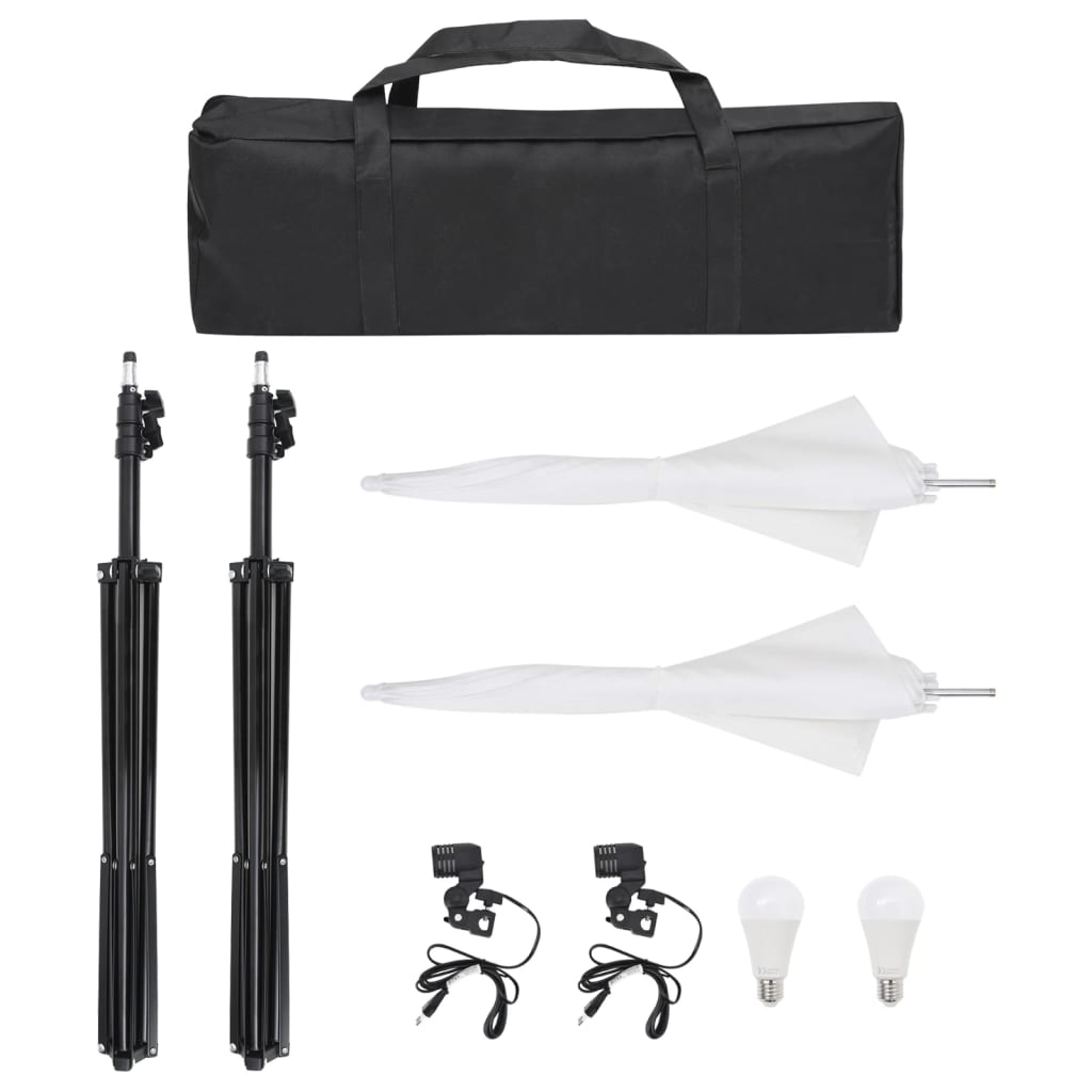 Fotostudio-Beleuchtung Set mit Stativen & Schirmen - Premium Studioscheinwerfer & -blitzgeräte  - Just €71.53! Shop now at homesales4u