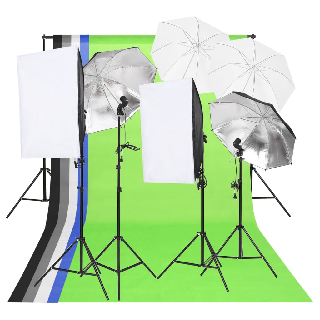 Fotostudio-Beleuchtung Set - Premium Studioscheinwerfer & -blitzgeräte  - Just €259.23! Shop now at homesales4u