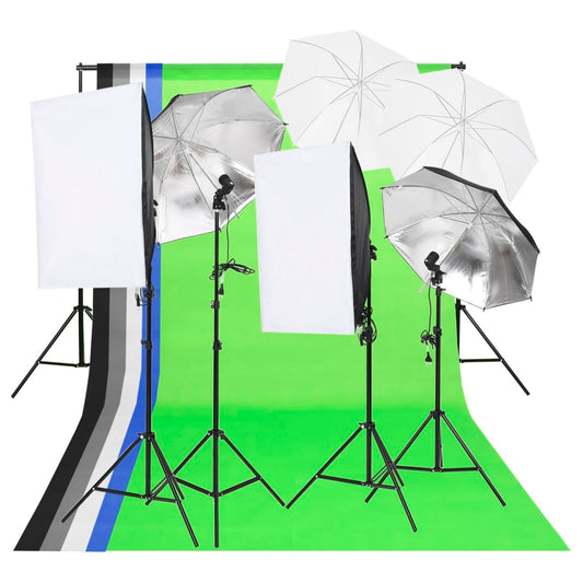 Fotostudio-Beleuchtung Set - Premium Studioscheinwerfer & -blitzgeräte  - Just €259.23! Shop now at homesales4u