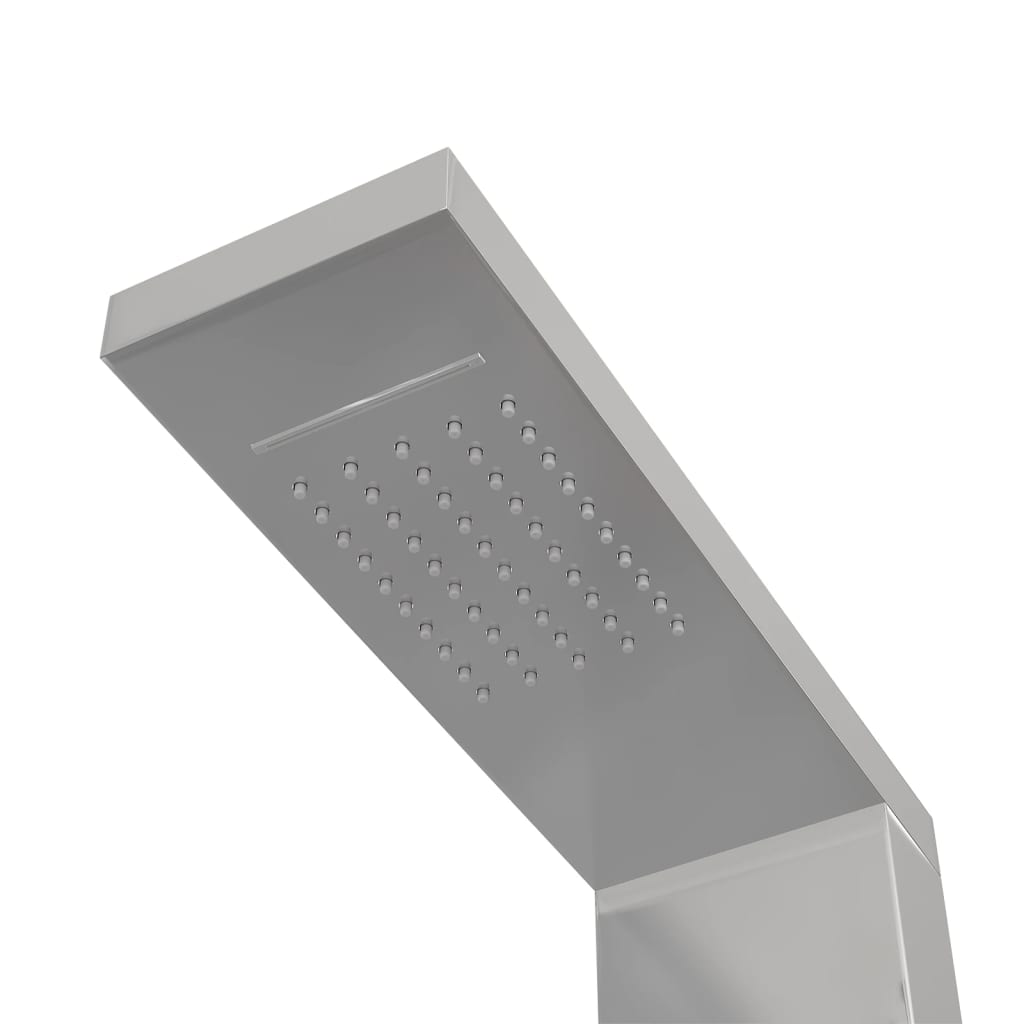 Duschpaneel-System Edelstahl Quadratisch - Premium Badewannen- & Duschdüsen  - Just €170.14! Shop now at homesales4u