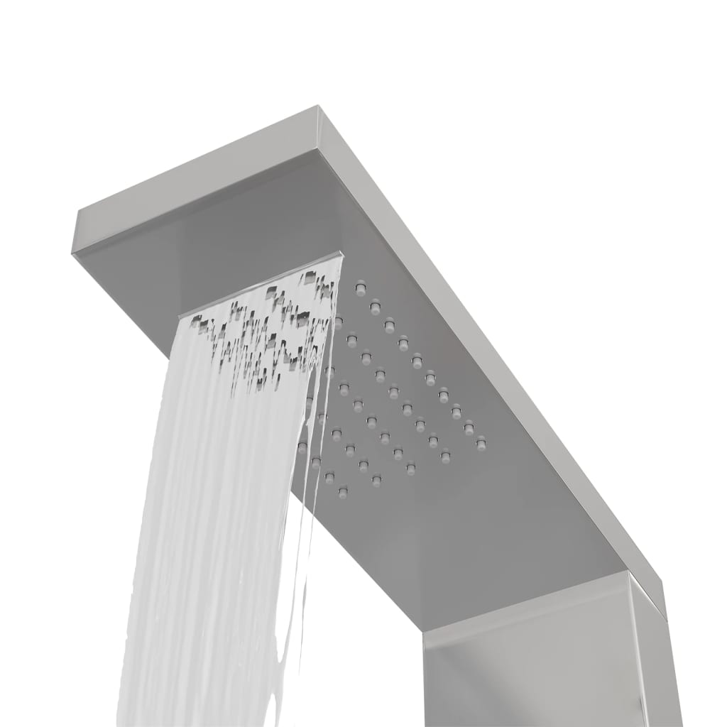 Duschpaneel-System Edelstahl Quadratisch - Premium Badewannen- & Duschdüsen  - Just €170.14! Shop now at homesales4u