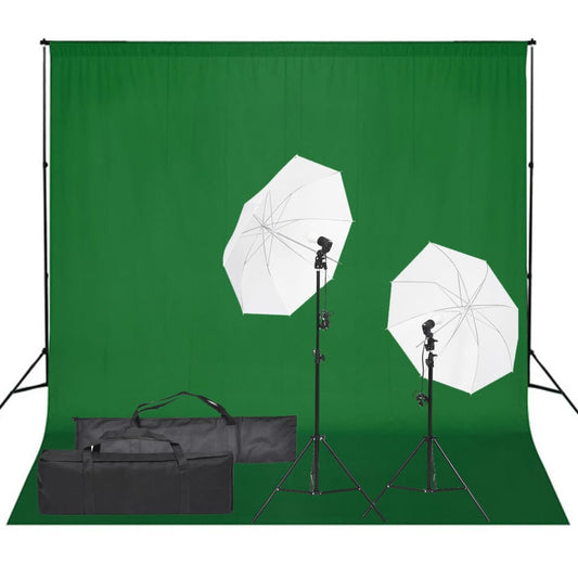 Fotostudio-Set mit Beleuchtung und Hintergrund - Premium Studioscheinwerfer & -blitzgeräte  - Just €162.33! Shop now at homesales4u
