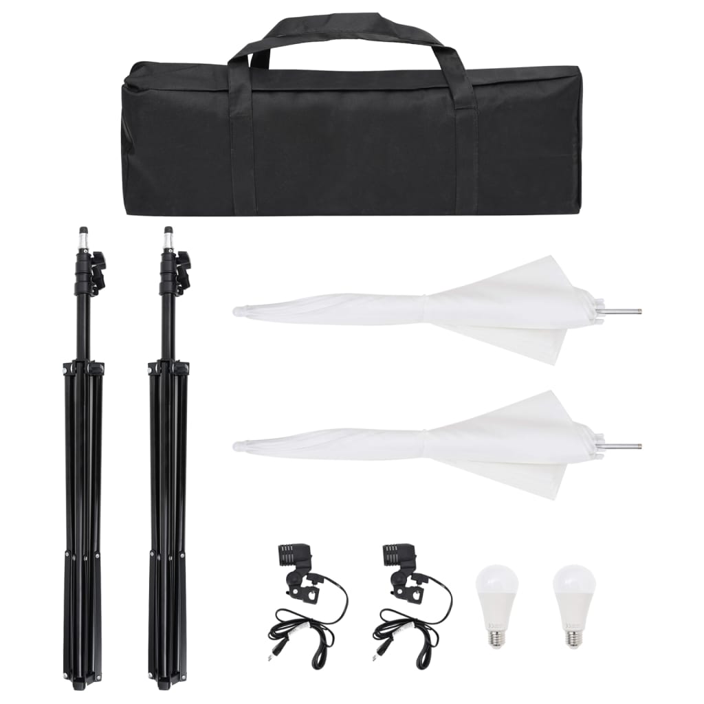 Fotostudio-Set mit Beleuchtung und Hintergrund - Premium Studioscheinwerfer & -blitzgeräte  - Just €178.04! Shop now at homesales4u