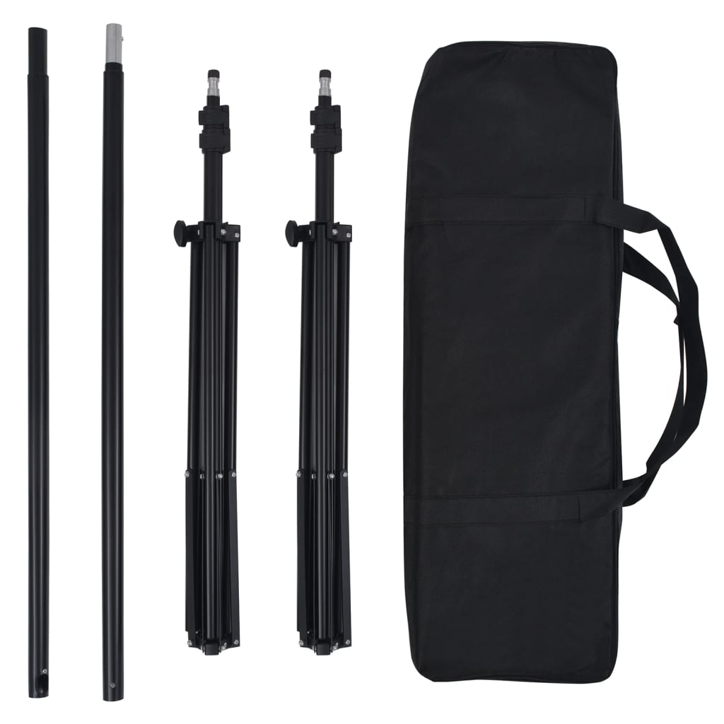 Fotostudio-Set mit Beleuchtung und Hintergrund - Premium Studioscheinwerfer & -blitzgeräte  - Just €167.52! Shop now at homesales4u