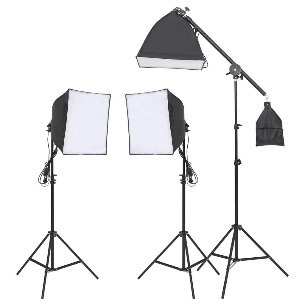 Fotostudio-Set mit Beleuchtung und Hintergrund - Premium Studioscheinwerfer & -blitzgeräte  - Just €311.69! Shop now at homesales4u