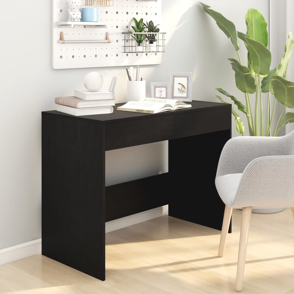 Schreibtisch Schwarz 101x50x76,5 cm Holzwerkstoff - Premium Schreibtische  - Just €110.76! Shop now at homesales4u