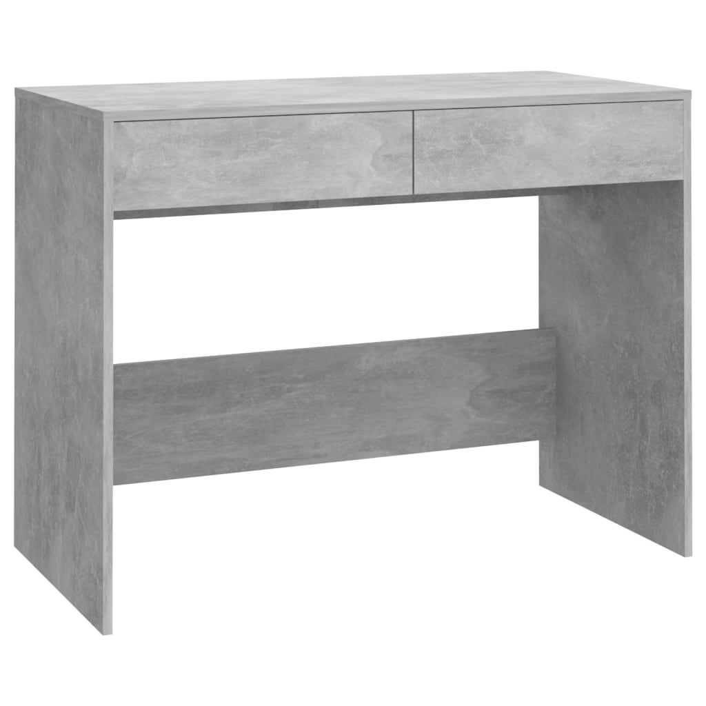 Schreibtisch Betongrau 101x50x76,5 cm Holzwerkstoff - Premium Schreibtische  - Just €89.75! Shop now at homesales4u