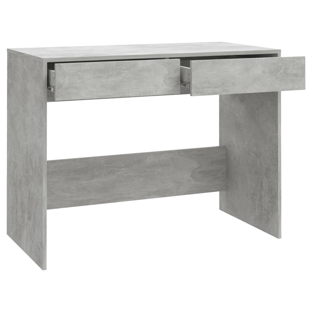 Schreibtisch Betongrau 101x50x76,5 cm Holzwerkstoff - Premium Schreibtische  - Just €89.75! Shop now at homesales4u