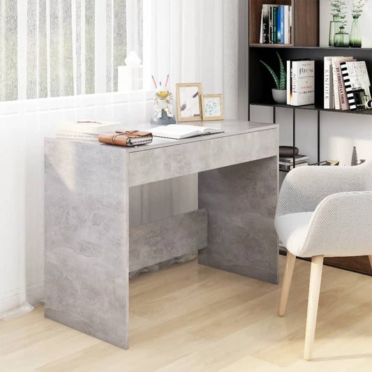 Schreibtisch Betongrau 101x50x76,5 cm Holzwerkstoff - Premium Schreibtische  - Just €89.75! Shop now at homesales4u