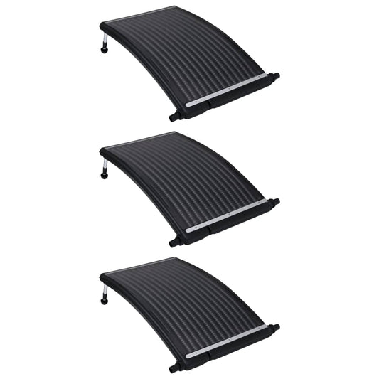 Gebogene Solar-Heizpaneele für Pool 3 Stk. 110x65 cm - Premium Poolheizungen  - Just €536.17! Shop now at homesales4u