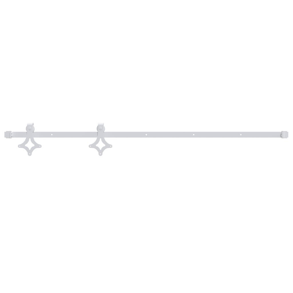 Schiebetürbeschlag 200 cm Stahl Weiß - Premium Türbeschläge & -klingeln  - Just €85.45! Shop now at homesales4u