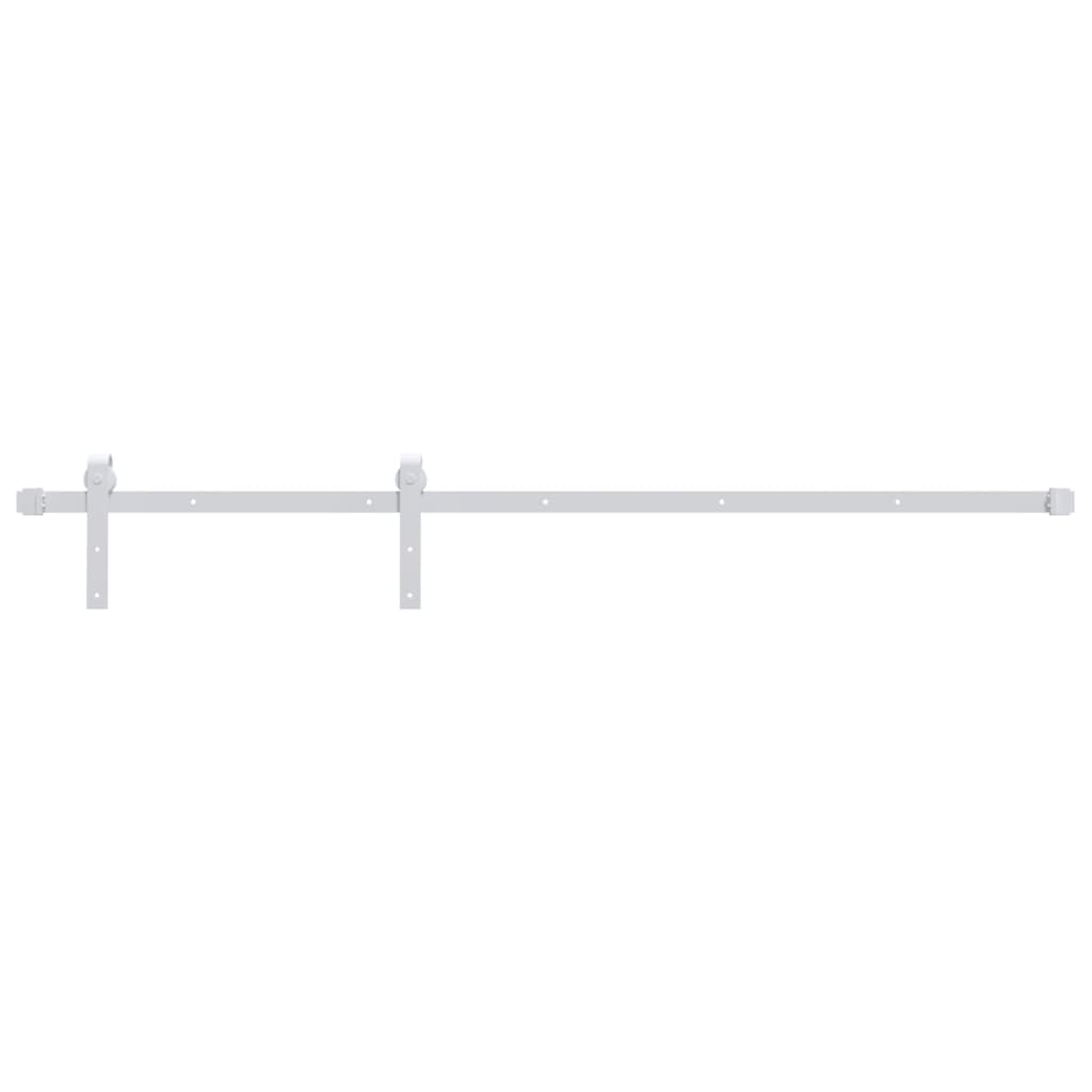 Schiebetürbeschlag 200 cm Stahl Weiß - Premium Türbeschläge & -klingeln  - Just €88.46! Shop now at homesales4u