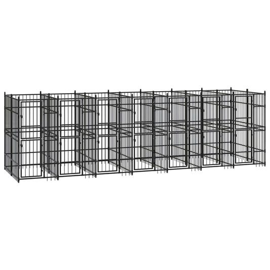 Outdoor-Hundezwinger Stahl 12,9 m² - Premium Hundezwinger & -ausläufe  - Just €2201.78! Shop now at homesales4u