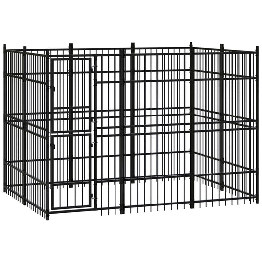 Outdoor-Hundezwinger Stahl 5,53 m² - Premium Hundezwinger & -ausläufe  - Just €702.94! Shop now at homesales4u