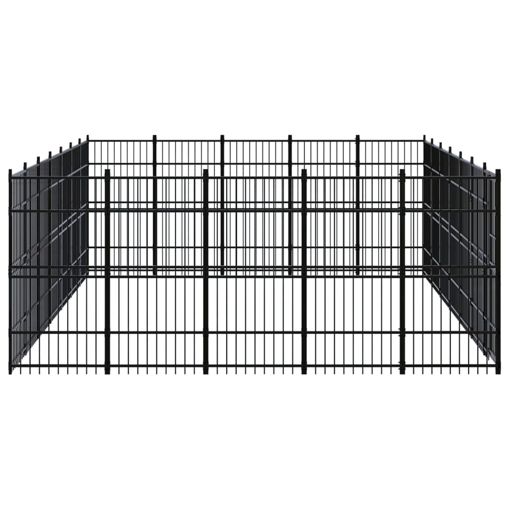 Outdoor-Hundezwinger Stahl 32,26 m² - Premium Hundezwinger & -ausläufe  - Just €1720.82! Shop now at homesales4u