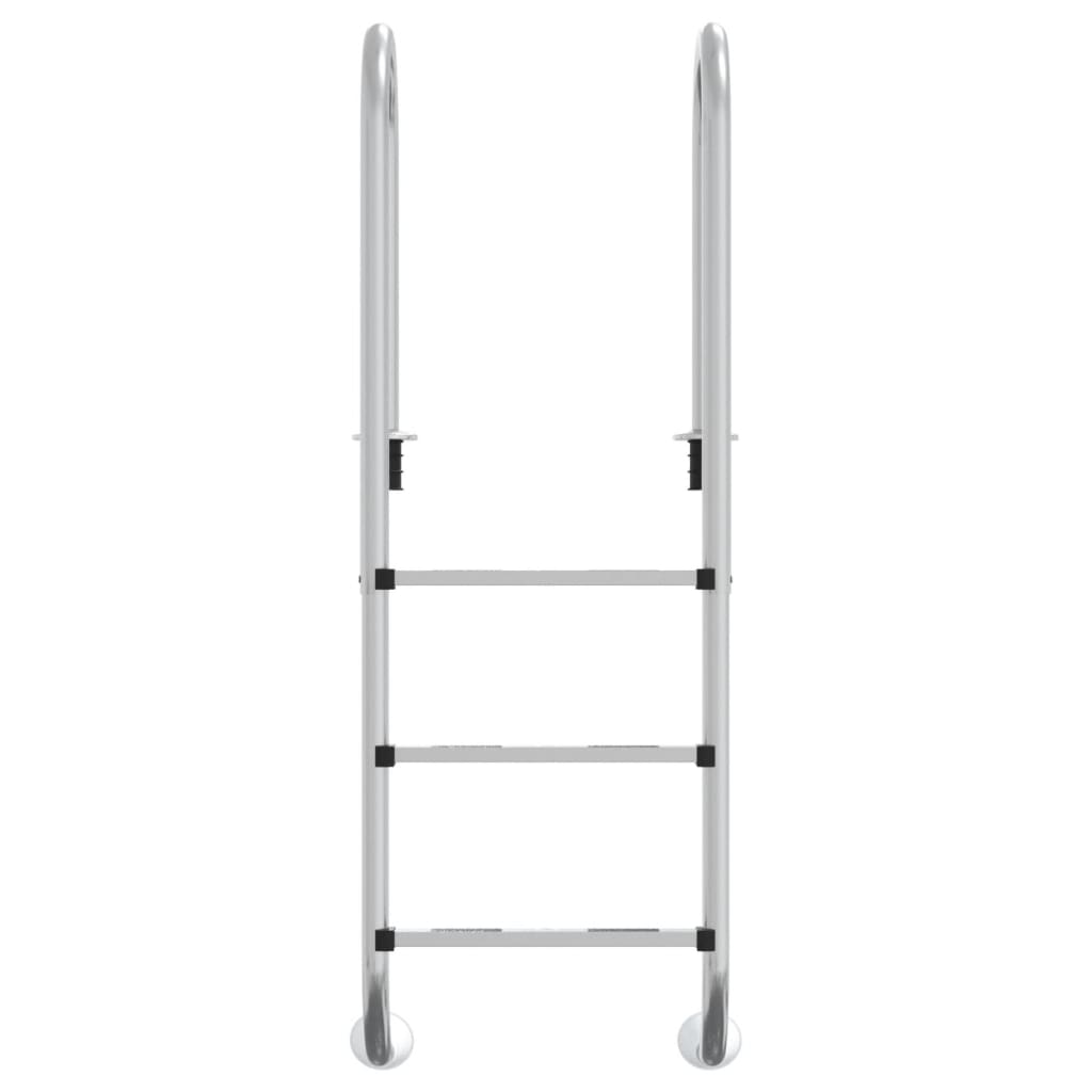 Pool-Leiter 54x38x158 cm Edelstahl 304 - Premium Pool-Lleiter, -treppen & -rampen  - Just €243.81! Shop now at homesales4u