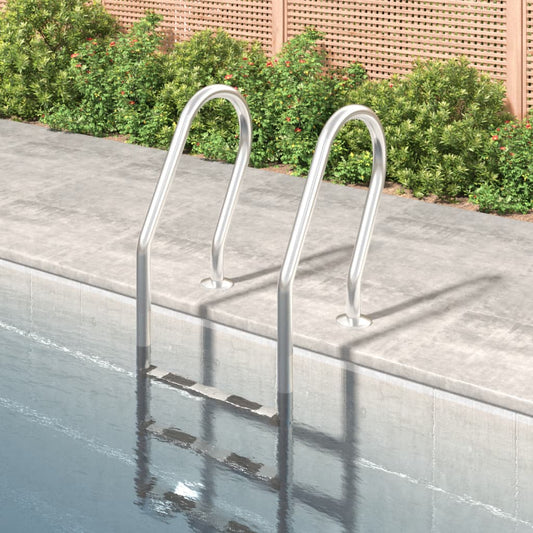 Pool-Leiter 54x38x158 cm Edelstahl 304 - Premium Pool-Lleiter, -treppen & -rampen  - Just €243.81! Shop now at homesales4u