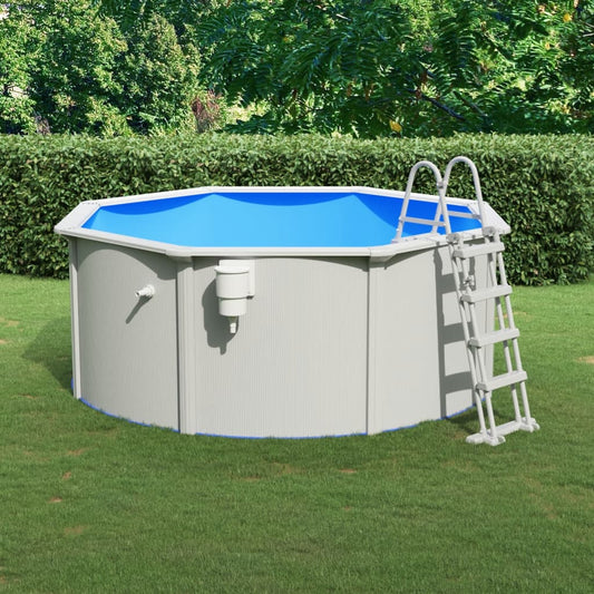 Pool mit Sicherheitsleiter 610x360x120 cm - Premium Pools  - Just €1396.06! Shop now at homesales4u