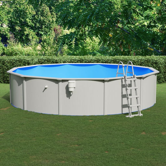 Pool mit Sicherheitsleiter 550x120 cm - Premium Pools  - Just €1653.27! Shop now at homesales4u