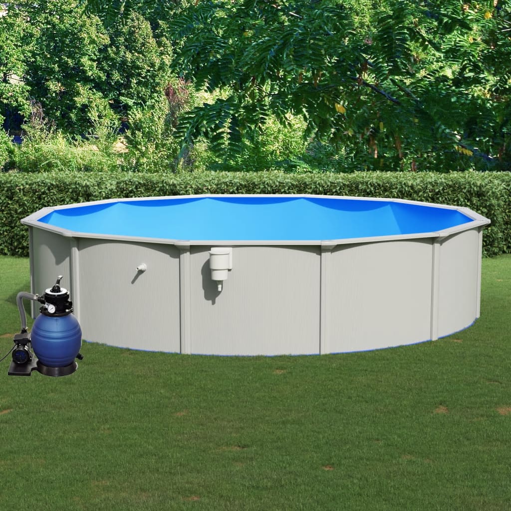 Pool mit Sandfilterpumpe 550x120 cm - Premium Pools  - Just €1639.78! Shop now at homesales4u