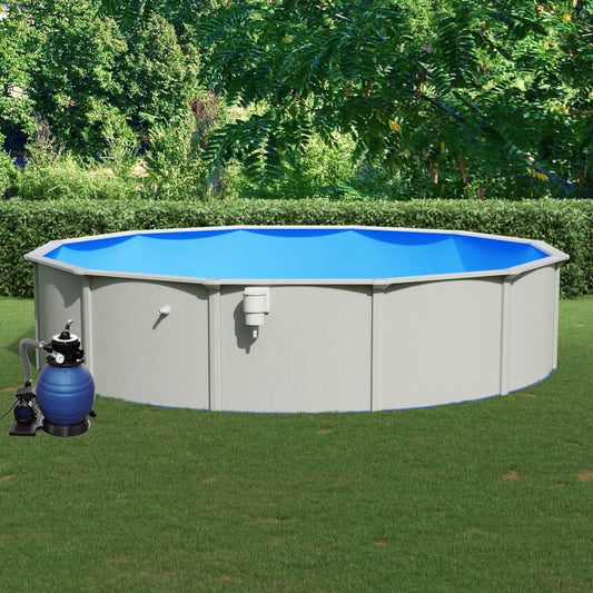 Pool mit Sandfilterpumpe 550x120 cm - Premium Pools  - Just €1639.78! Shop now at homesales4u