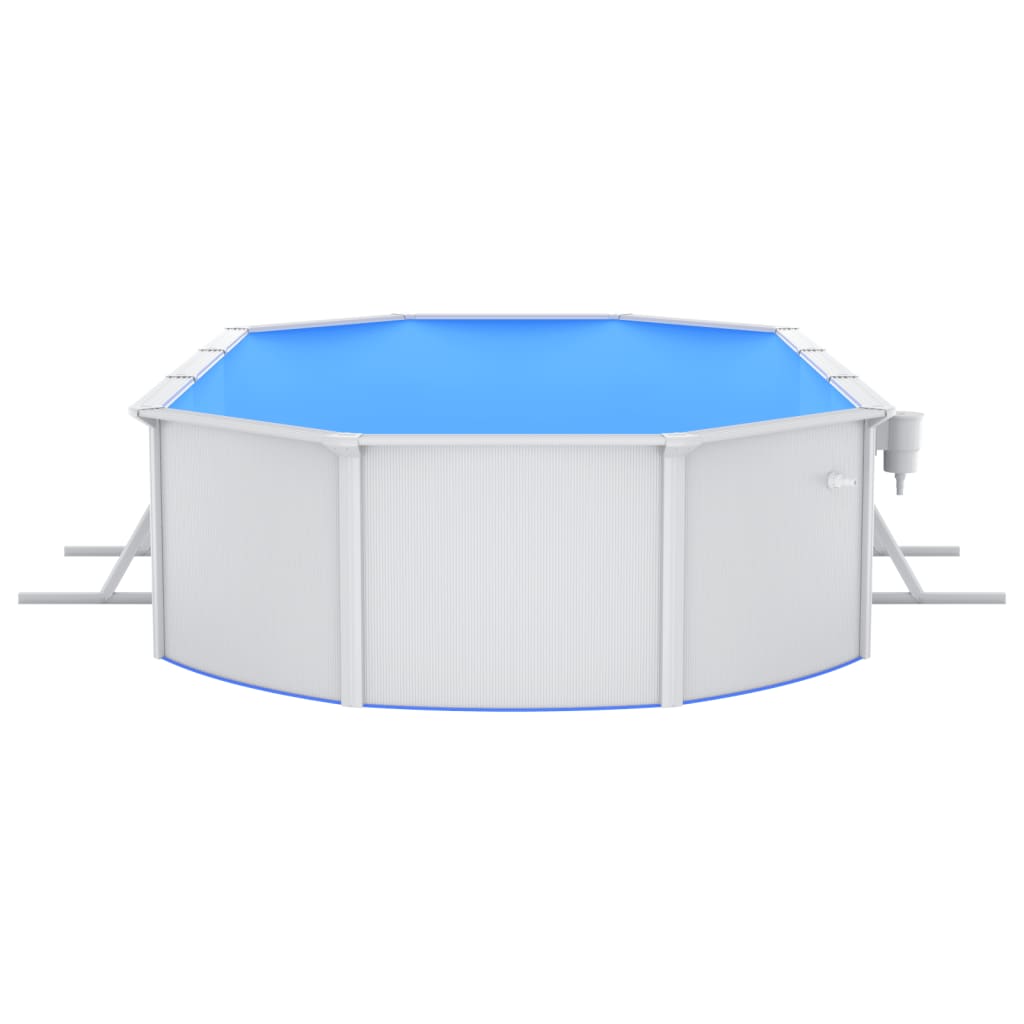 Pool mit Sandfilterpumpe und Leiter 610x360x120 cm - Premium Pools  - Just €2351! Shop now at homesales4u