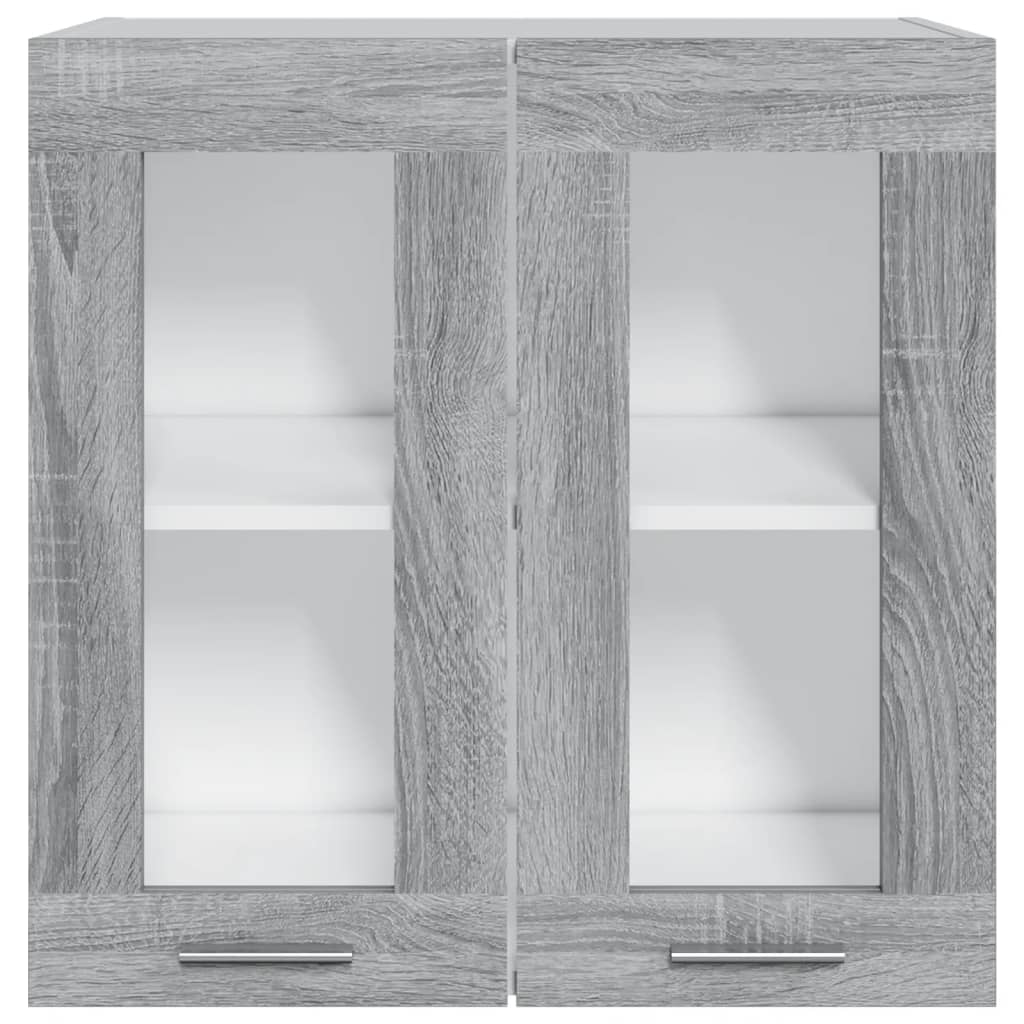 Hängeschrank Lyon Glas Grau Sonoma 60x31x60 cm Holzwerkstoff - Premium Küchenschränke  - Just €63.23! Shop now at homesales4u