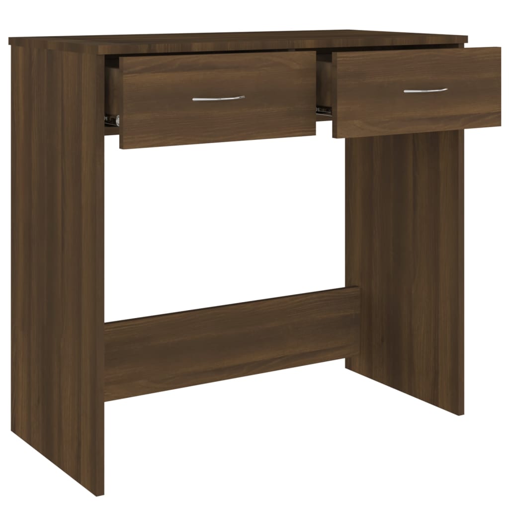 Schreibtisch Braun Eichen-Optik 80x40x75 cm Holzwerkstoff - Premium Schreibtische  - Just €70.28! Shop now at homesales4u