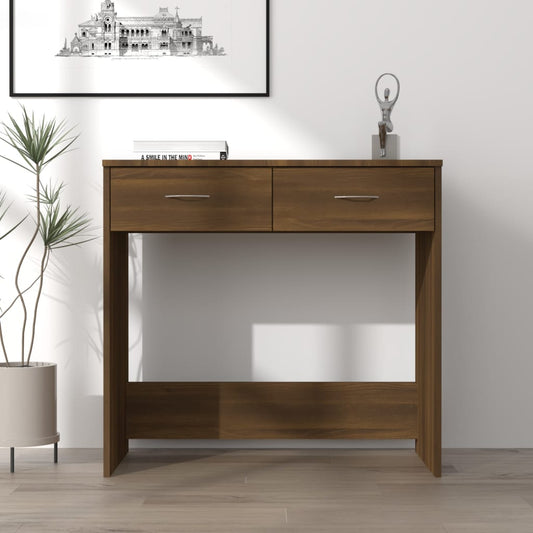Schreibtisch Braun Eichen-Optik 80x40x75 cm Holzwerkstoff - Premium Schreibtische  - Just €70.28! Shop now at homesales4u