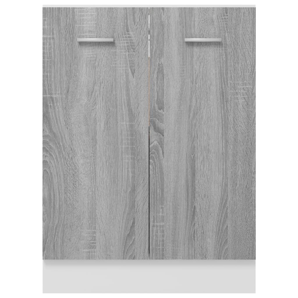 Unterschrank Lyon Grau Sonoma 60x46x81,5 cm Holzwerkstoff - Premium Küchenschränke  - Just €91! Shop now at homesales4u