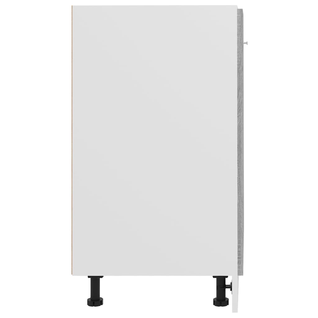 Unterschrank Lyon Grau Sonoma 60x46x81,5 cm Holzwerkstoff - Premium Küchenschränke  - Just €91! Shop now at homesales4u