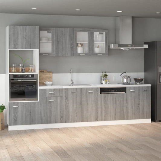 Unterschrank Lyon Grau Sonoma 60x46x81,5 cm Holzwerkstoff - Premium Küchenschränke  - Just €91! Shop now at homesales4u