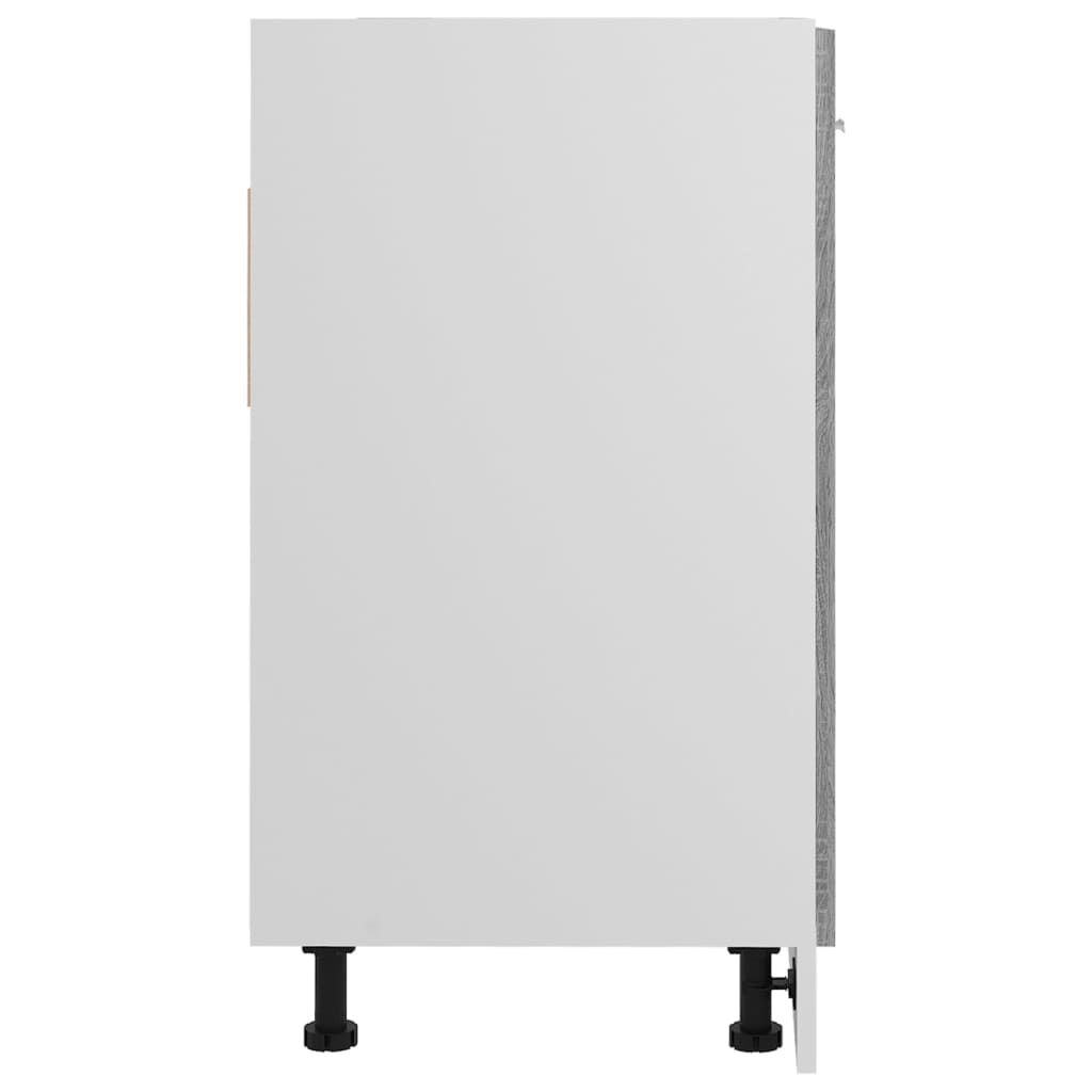 Spülenunterschrank Lyon Grau Sonoma 80x46x81,5 cm Holzwerkstoff - Premium Küchenschränke  - Just €90.13! Shop now at homesales4u