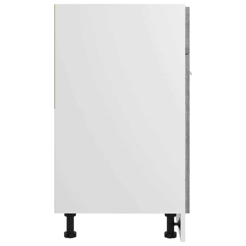 Unterschrank mit Schublade Lyon Grau Sonoma 60x46x81,5 cm - Premium Küchenschränke  - Just €117.54! Shop now at homesales4u