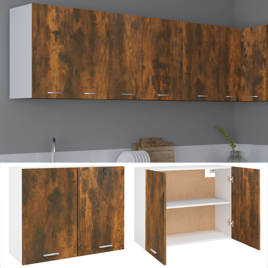 Hängeschrank Lyon Räuchereiche 80x31x60 cm Holzwerkstoff - Premium Küchenschränke  - Just €78.78! Shop now at homesales4u