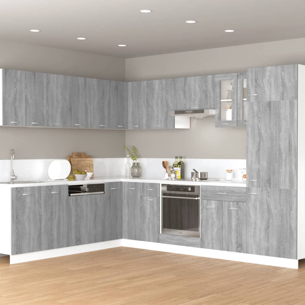 Hängeschrank Lyon Grau Sonoma 60x31x40 cm Holzwerkstoff - Premium Küchenschränke  - Just €65.53! Shop now at homesales4u