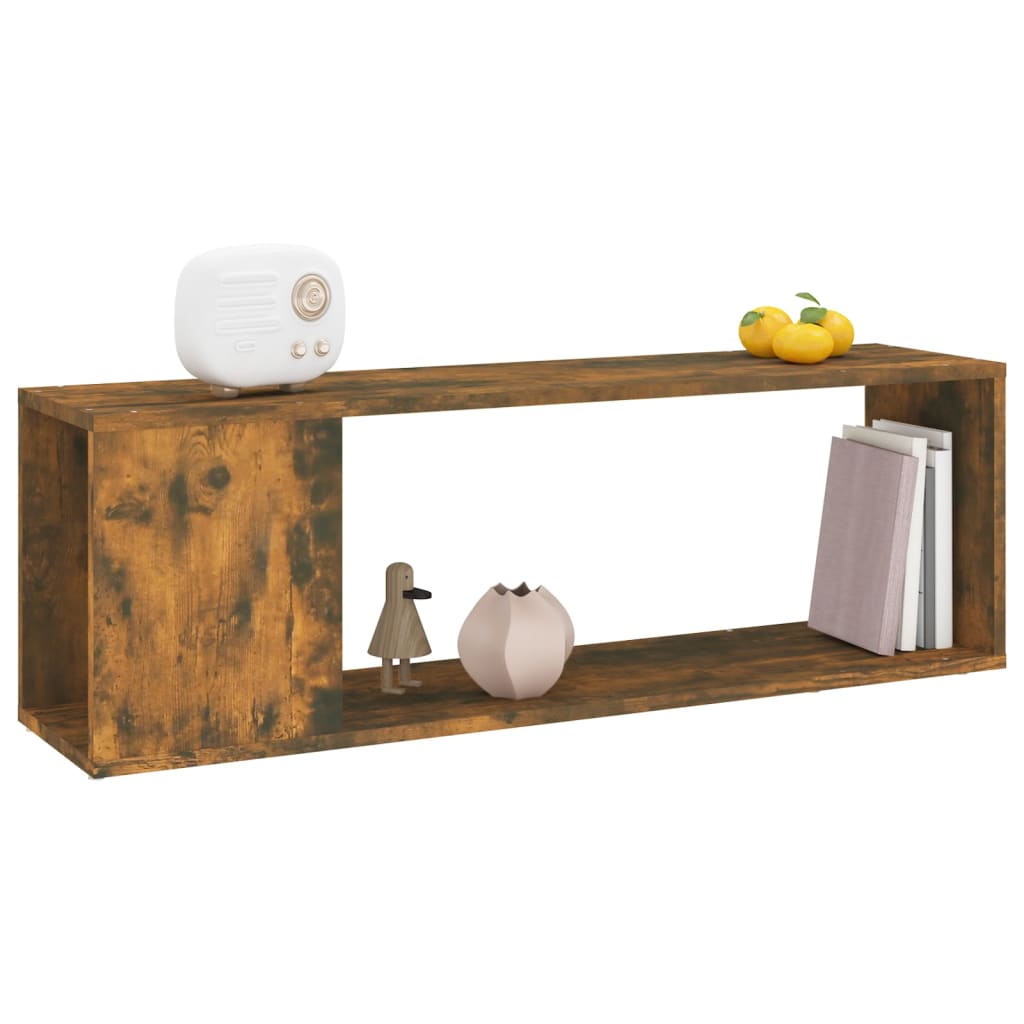 TV-Schrank Räuchereiche 100x24x32 cm Holzwerkstoff - Premium Bücherregale & Bücherschränke  - Just €38.70! Shop now at homesales4u