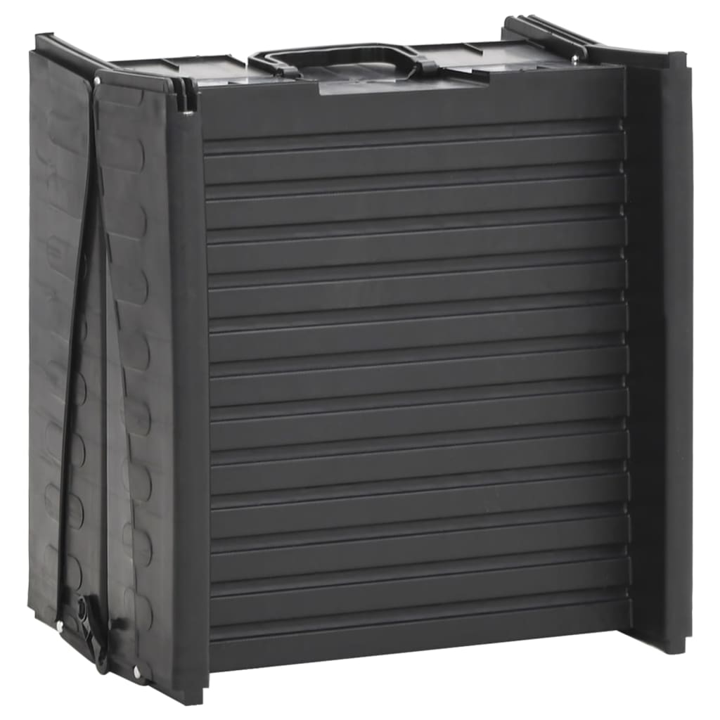 Hunderampe Klappbar Schwarz 153x40x12,5 cm Kunststoff - Premium Treppen & Rampen für Haustiere  - Just €76.34! Shop now at homesales4u