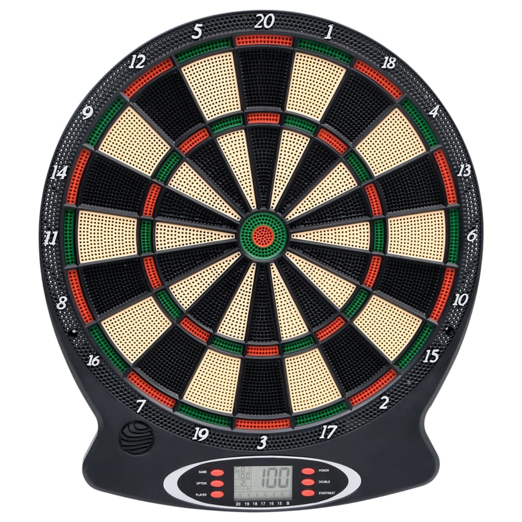 Elektrische Dartscheibe mit Darts Schwarz Polypropylen - Premium Dartscheiben  - Just €41.51! Shop now at homesales4u