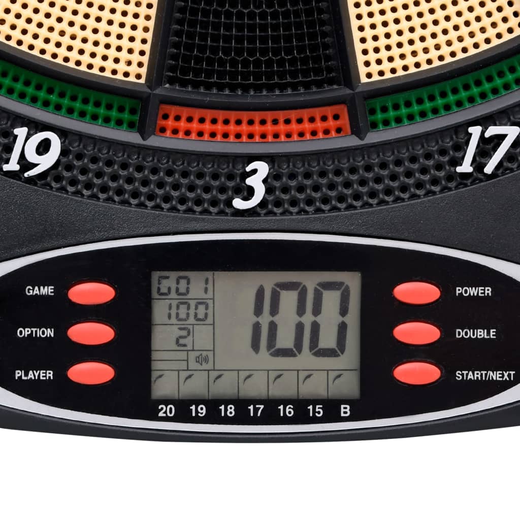 Elektrische Dartscheibe mit Darts Schwarz Polypropylen - Premium Dartscheiben  - Just €41.51! Shop now at homesales4u