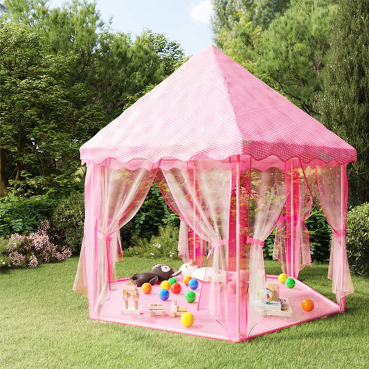 Prinzessin-Spielzelt mit 250 Bällen Rosa 133x140 cm - Premium Spielzelte & -tunnel  - Just €102.27! Shop now at homesales4u