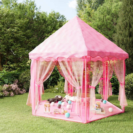 Prinzessin-Spielzelt mit 250 Bällen Rosa 133x140 cm - Premium Spielzelte & -tunnel  - Just €98.43! Shop now at homesales4u