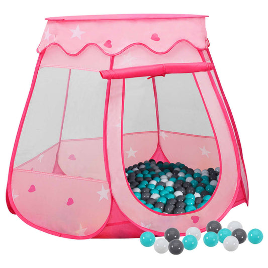 Kinder-Spielzelt mit 250 Bällen Rosa 102x102x82 cm - Premium Spielzelte & -tunnel  - Just €70.38! Shop now at homesales4u