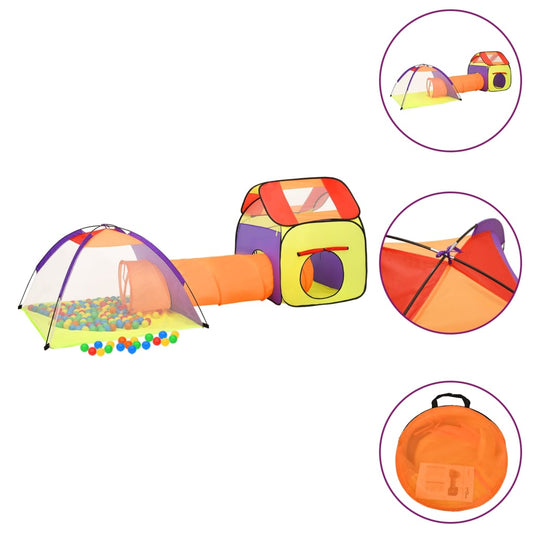 Spielzelt mit 250 Bällen Mehrfarbig 338x123x111 cm - Premium Spielzelte & -tunnel  - Just €97.81! Shop now at homesales4u