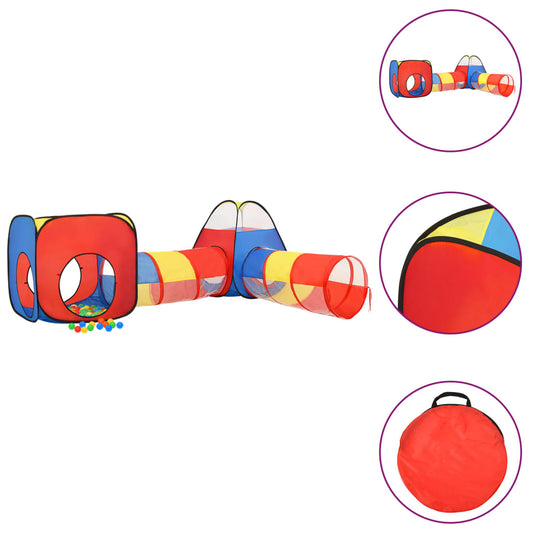 Spielzelt mit 250 Bällen Mehrfarbig 190x264x90 cm - Premium Spielzelte & -tunnel  - Just €105.16! Shop now at homesales4u
