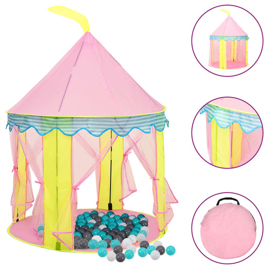 Kinder-Spielzelt mit 250 Bällen Rosa 100x100x127 cm - Premium Spielzelte & -tunnel  - Just €89.22! Shop now at homesales4u