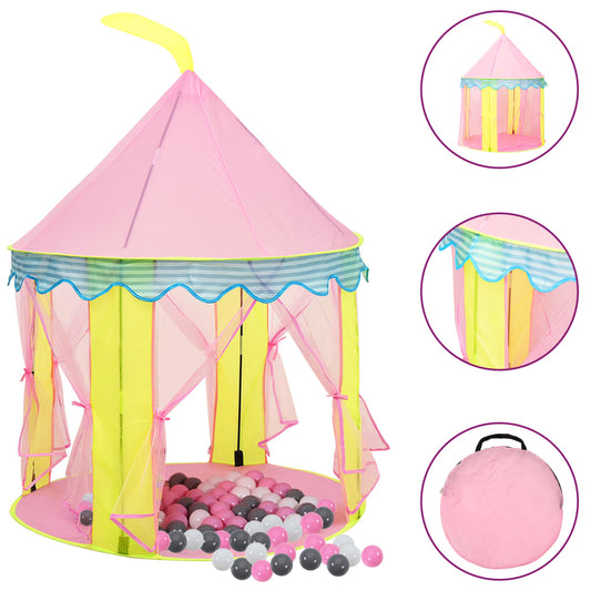 Kinder-Spielzelt mit 250 Bällen Rosa 100x100x127 cm - Premium Spielzelte & -tunnel  - Just €94.25! Shop now at homesales4u